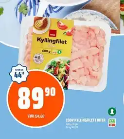 Coop Obs COOP KYLLINGFILET I BITER, NOK 89.9 tilbud