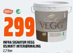 Obs Bygg INFRA SIGNATUR VEGG 05/MATT INTERIØRMALING, NOK 299 tilbud