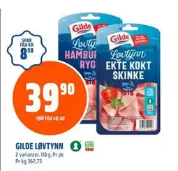 Coop Obs GILDE LØVTYNN, NOK 39.9 tilbud