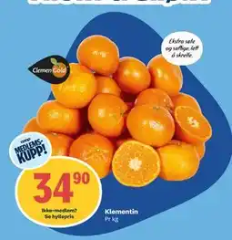 Coop Obs Klementin, Medlemspris tilbud