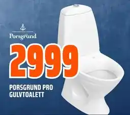 Obs Bygg PORSGRUND PRO GULVTOALETT, NOK 2999 tilbud