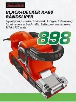 Coop Byggmix BLACK+DECKER KA88 BÅNDSLIPER, NOK 898 tilbud