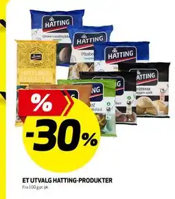 Bunnpris Et utvalg Hatting-produkter tilbud