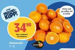 Coop Obs Klementin, Medlemspris tilbud