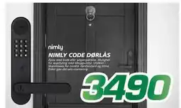 Coop Byggmix NIMLY CODE DØRLÅS, NOK 3490 tilbud