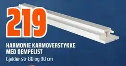 Obs Bygg HARMONIE KARMOVERSTYKKE MED DEMPELIST, NOK 219 tilbud