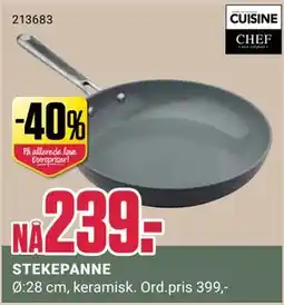 Europris STEKEPANNE, NOK 239 tilbud