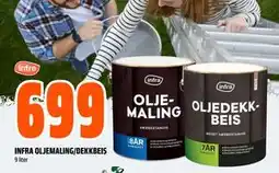 Obs Bygg INFRA OLJEMALING/DEKKBEIS, NOK 699 tilbud