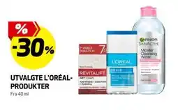 Bunnpris Utvalgte L'Oréal-produkter tilbud