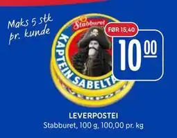 Rema 1000 LEVERPOSTEI, NOK 10 tilbud