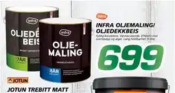 Coop Byggmix INFRA OLJEMALING/ OLJEDEKKBEIS, NOK 699 tilbud