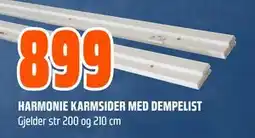 Obs Bygg HARMONIE KARMSIDER MED DEMPELIST, NOK 899 tilbud