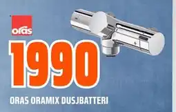 Obs Bygg ORAS ORAMIX DUSJBATTERI, NOK 1990 tilbud