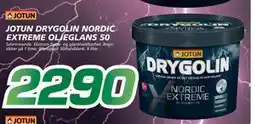 Coop Byggmix JOTUN DRYGOLIN NORDIC EXTREME OLJEGLANS 50, NOK 2290 tilbud