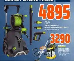 Obs Bygg AVA MASTER P60 2.0 MEDIUM BUNDLE HØYTRYKKSPYLER, NOK 4895 tilbud