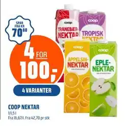Coop Obs COOP NEKTAR, NOK 100 tilbud