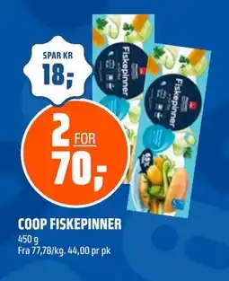 Coop Obs COOP FISKEPINNER, NOK 70 tilbud