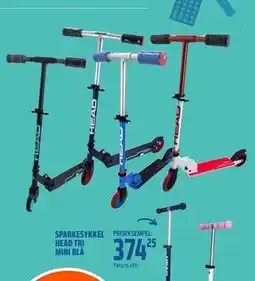 Coop Obs SPARKESYKKEL HEAD TRI MINI BLÅ, NOK 374.25 tilbud