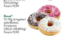 Jacobs Donut, NOK 10 tilbud
