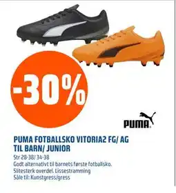 Coop Obs PUMA FOTBALLSKO VITORIA2 FG/ AG TIL BARN/ JUNIOR tilbud