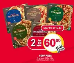 Coop Extra COOP PIZZA, NOK 60 tilbud