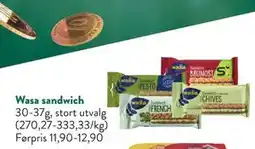 Jacobs Wasa sandwich, NOK 10 tilbud