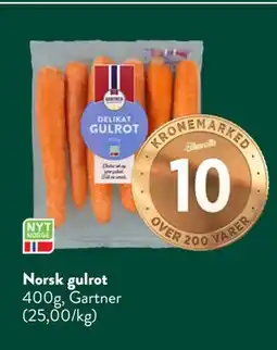 Jacobs Norsk gulrot, NOK 10 tilbud