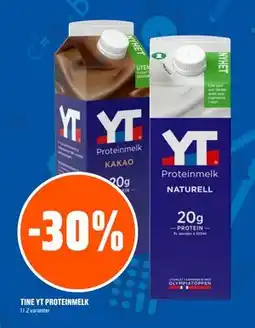 Coop Obs TINE YT PROTEINMELK tilbud