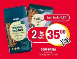 Coop Extra COOP PASTA, NOK 35 tilbud