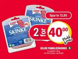 Coop Extra GILDE FAMILIESKINKE, NOK 40 tilbud