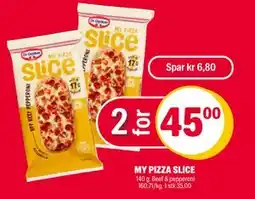 Coop Extra MY PIZZA SLICE, NOK 45 tilbud