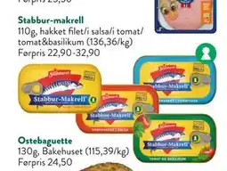 Jacobs Stabbur-makrell, NOK 15 tilbud