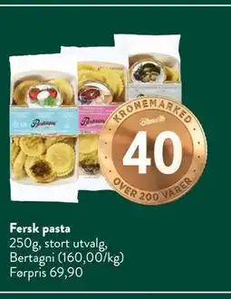 Jacobs Fersk pasta, NOK 40 tilbud