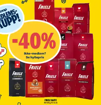 Coop Prix FRIELE Kaffe tilbud
