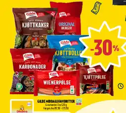 Coop Prix Gilde Middagsfavoritter tilbud