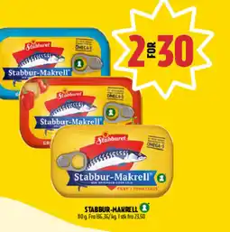 Coop Prix Stabbur-Makrell tilbud