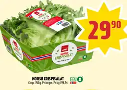Coop Prix Norsk crispisalat tilbud