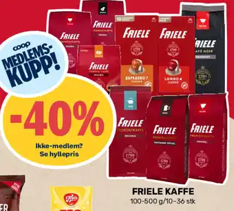 Matkroken FRIELE Kaffe tilbud