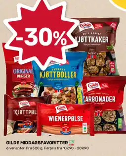Matkroken Gilde middagsfavoritter tilbud
