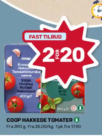 Matkroken Coop hakkede tomater tilbud