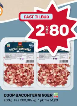 Matkroken Coop baconterninger tilbud
