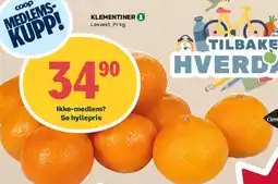 Matkroken Klementiner tilbud