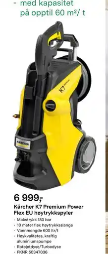 Felleskjøpet Kärcher K7 Premium Power Flex EU høytrykkspyler, NOK 6999 tilbud
