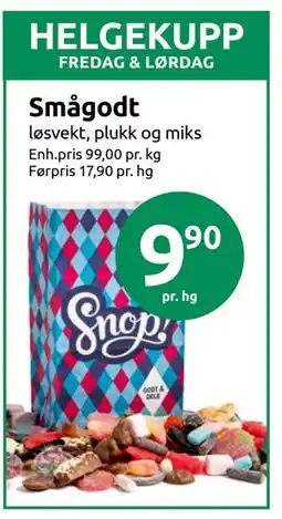 Joker Smågodt, NOK 9.9 tilbud