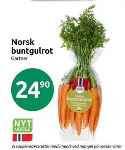 Joker Norsk buntgulrot, NOK 24.9 tilbud