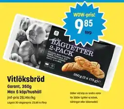 Eurocash Vitlöksbröd, SEK 9.85 tilbud