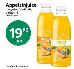Joker Appelsinjuice, NOK 19.9 tilbud