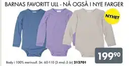Sparkjøp BARNAS FAVORITT ULL - NÅ OGSÅ I NYE FARGER, NOK 199.9 tilbud
