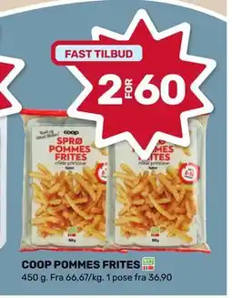 Matkroken COOP POMMES FRITES, NOK 60 tilbud