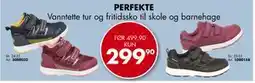 Sparkjøp Vanntette tur og fritidssko til skole og barnehage, NOK 299.9 tilbud